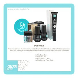 Gel Care Con Calcio Recubrimiento Uñas Naturales Gloss Over
