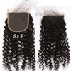 Sent Hair 5 x 5 de pelo rizado con cierre
