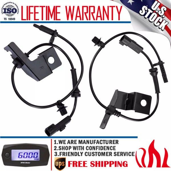 Precision Auto Labs Set of 2 ABS Wheel Speed Sensor