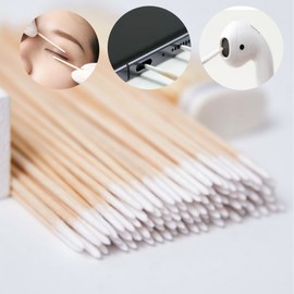 100-count Micro Pointed Extraction Swabs, Thin Toothpick-like Fine 10ea