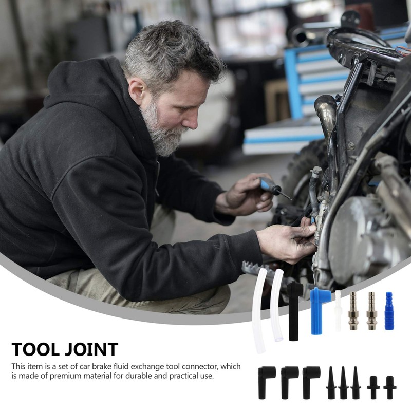 SEWACC 16 accesorios adaptador de purga de frenos, kit de