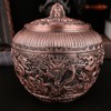 Tea Canister Metal Loose Tea Storage Container Airtight Tea Bag