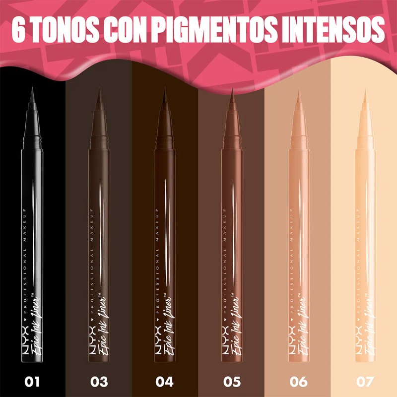 Nyx Professional Epic Ink Liner Delineador Black
