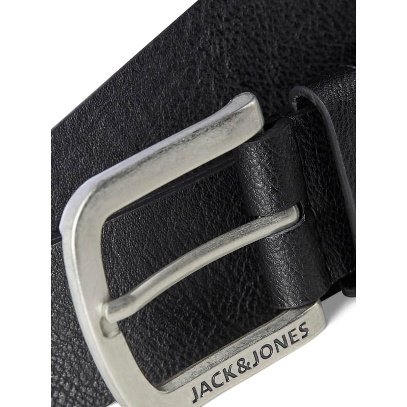 JACK&JONES PLUS Men's Jacharry Belt Pls Belt, black