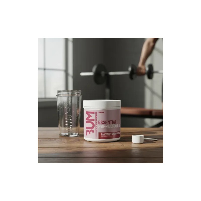 Cbum Raw Essential Preentreno 30 Serv Raspberry Creamthickle
