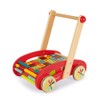 Janod Wooden ABC Buggy Cart with 30 Blocks - Ages
