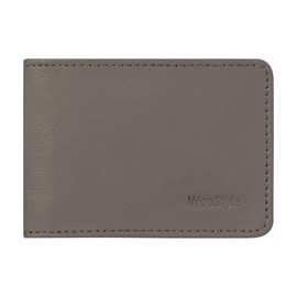 WooStyle Cactus Leather Travel Card Holder – Sustainable Luxury Touch and Eco Friendly, Oyster Card Cover, Bus Pass, Photo ID, Travel Wallet – Brown, Olive Green, Lavender