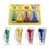 4PCS Binding-Quilting-Fabric Bias Binding Maker Set - Plastic and Metal