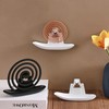 Pack of 2 Snail Mosquito Spiral (Black & White) Holder,
