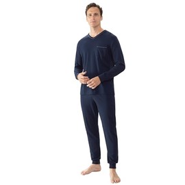 Mey Pure Night 2240051 Men's Pyjamas Long, Blue (yacht blue)