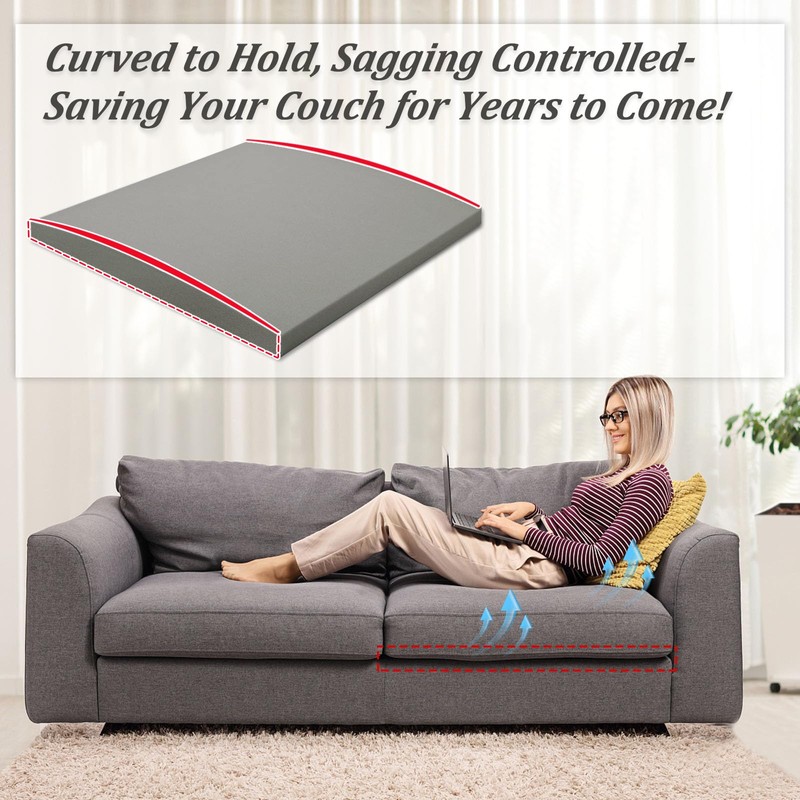 HAVARGO Couch Cushion Support for Sagging Seat 20X20X2 Inches Couch