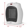 BLACK+DECKER Portable Space Heater, 1500W Small Space Heater with Overheat