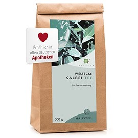 Weltecke Sage Tea Loose 250 g | Pharmacopoeia Quality Made & Controlled in Germany | Aromatic Herbal Tea | Freshly Bottled, Delivered Directly | Dried Sage Leaves