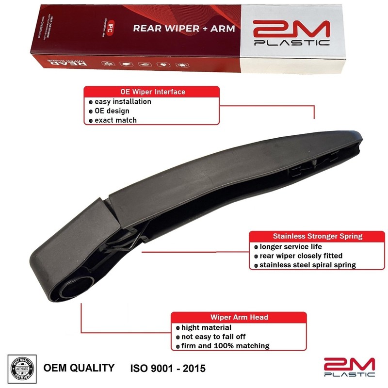 2M PLASTIC Rear Wiper Arm & Blade For FORD BRONCO