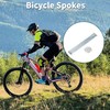 TUCKBOLD Bicycle Spokes Bicycle Wheel Spokes Silver Tone Nipple 1