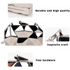 Women Lattice Silvery Clutch Purses - Geometric Lattice Metal Clutch