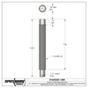 Replacement Weight Jack Bolts, Coarse Thread, 1 Inch Bolt Diameter