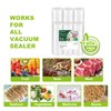 Bonsenkitchen Vacuum Sealer Rolls Bags, 6 Pack 3 Rolls 11"