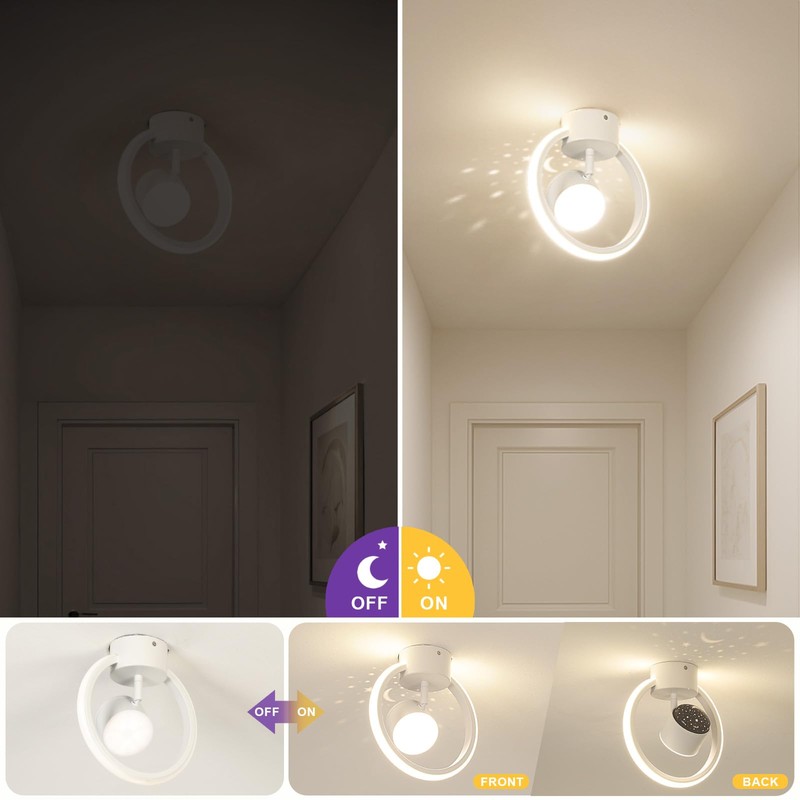 Ceiling Light LED Bedroom Modern 4000 K LED Ceiling Light