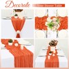 6 Pack Cheesecloth Table Runner, 10Ft Boho Gauze Table Runner