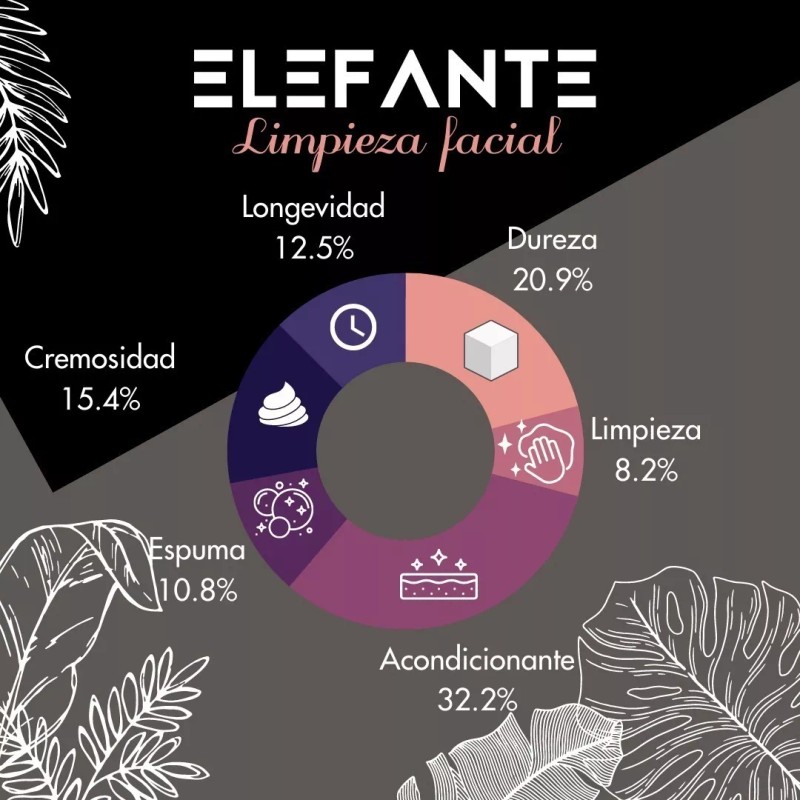 Vidamía Jabón Artesanal Ch Facial Leche Carbón Activado Aloe Vera