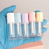COSIDEA 40PCS Empty Blue Mini Lip Gloss Tubes 2.5ml 0.08