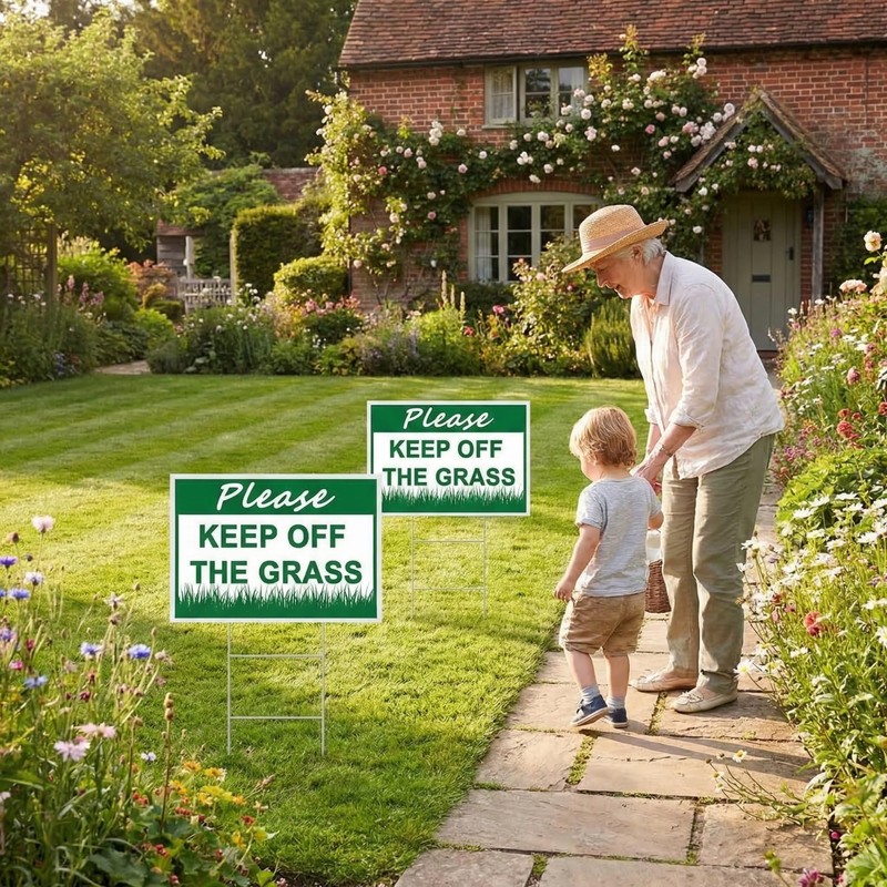 Juexica 2 Pcs 8 x 12 Inch Please Keep off