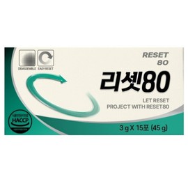 Original product Reset 80 3g x 15 packs 1 box RSS80 / 본사정품 리셋80 3g x 15포 1박스 RSS80