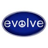 CafePress Evolve with Peace Oval Car Bumper Sticker
