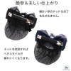 GLOBAL BOX Ribbon Barrette with Net for Easy Hair Combos