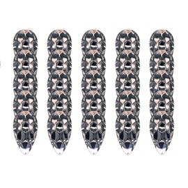 KOKOPROS Kokanee Salmon Dimple Jet Dodger Blanks - 25 Pack (Silver) | Durable Steel Plated - Designed for Salmon Fishing - Enhanced Vibrations & Sweeping Action - 4 1/2 Inch