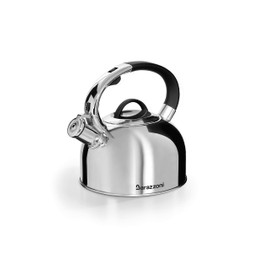 Wasserkocher aus poliertem Stahl