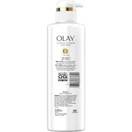 Olay, Jabón Corporal Limpiador y Reafirmante Con Vitamina B3 y Colágeno, 17.9 Fl Oz