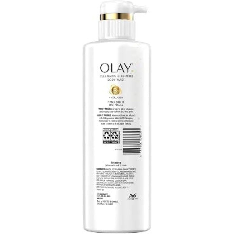 Olay, Jabón Corporal Limpiador y Reafirmante Con Vitamina B3 y