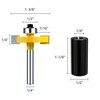 1/4 Inch Shank Rabbet Router Bit 1/4", 3/8", 1/2" Cutting