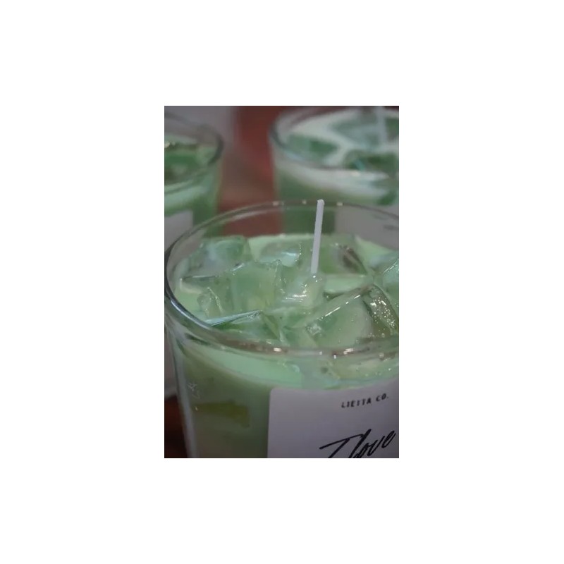Velas Aromática Artesanal - Matcha Latte