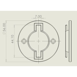 Tapo/Kasa Replacement Mounting Plate for Pan/Tilt indoor camera, C21A, C222, C220, C201, C230, TC72, C200, C210, C212