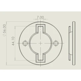 Tapo/Kasa Replacement Mounting Plate for Pan/Tilt indoor camera, C21A, C222, C220, C201, C230, TC72, C200, C210, C212