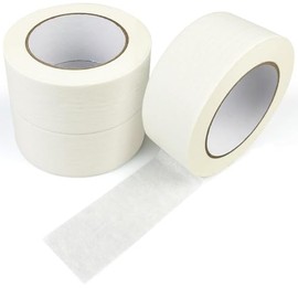 4 Rolls Masking Tape for Painting,36mm x 20m Decorators Tape, Multi-Surface Painters Tape for Indoor Decorating,DIYers, Stick Well and No Residue Left (White)