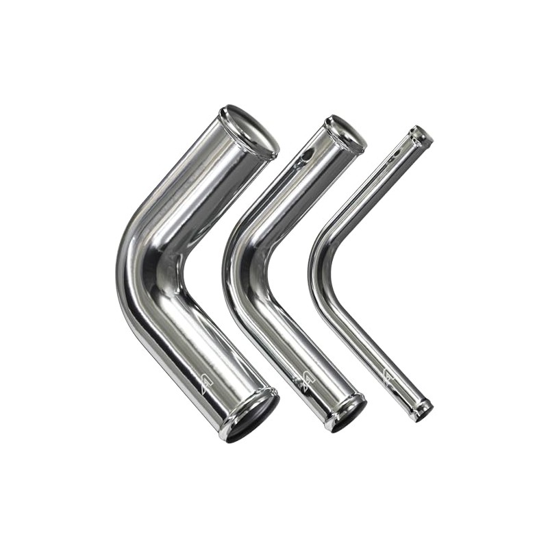 57mm (2.25 Inch) OD Aluminium Intercooler Pipe Universal 90 Degree
