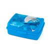 Lulabi Puffi Touch Blue Porta Pranzo in Polipropilene Decorato, 17x13x6,5cm