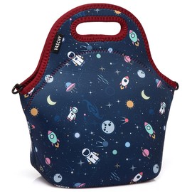 Bolsa de Almuerzo para Niños,VASCHY Bolso de Almuerzo de Neopreno con Cremallera para la Escuela