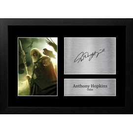 HWC Trading FR A4 Anthony Hopkins Thor Odin Gifts Printed Signed Autograph Picture for Movie Memorabilia Fans - A4 Framed