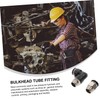 iplusmile Quick Release Pneumatic Connectors 6 Pack Air Tube Connector