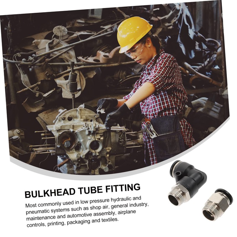 iplusmile Quick Release Pneumatic Connectors 6 Pack Air Tube Connector