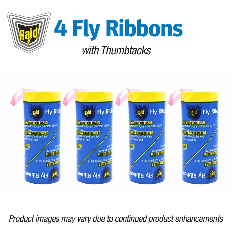Raid FR3-RAID 4 Count Fly Catcher Ribbon (12-Pack)