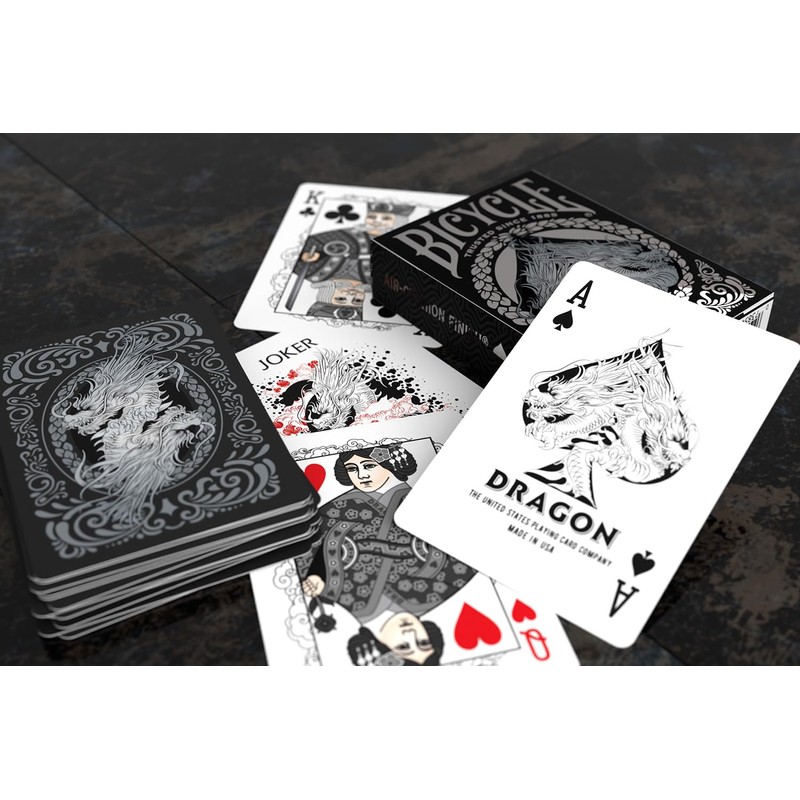 Bicycle 10044094 Black Dragon, Bianco