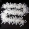 YCHTEWY-Elegant Turkey & Marabou Feather Boa - Glamorous 2-Yard Accessory