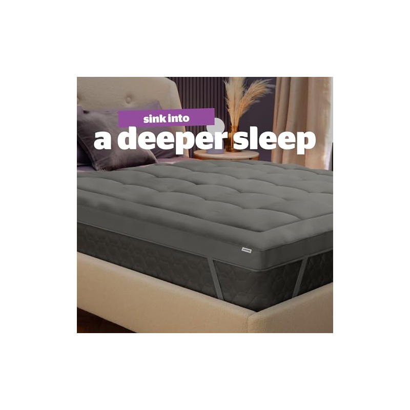 Silentnight 10cm Mattress Topper Double Bed Ultimate Deep Sleep -