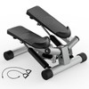 ZJMTOCYU Portable Mini Stepper with Resistance Bands for Full Body